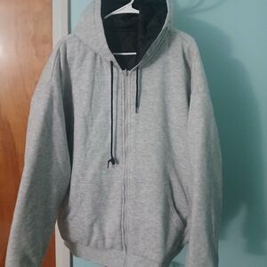 Faded Glory Gray Zip-Up Men's Sweater